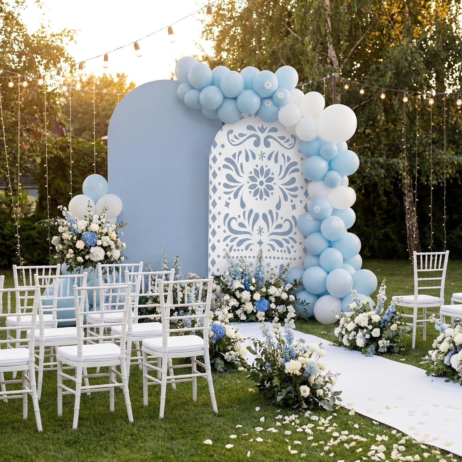 Custom 2-sided Mexico Cielito  - Dessert Table Backdrop 评论和价格