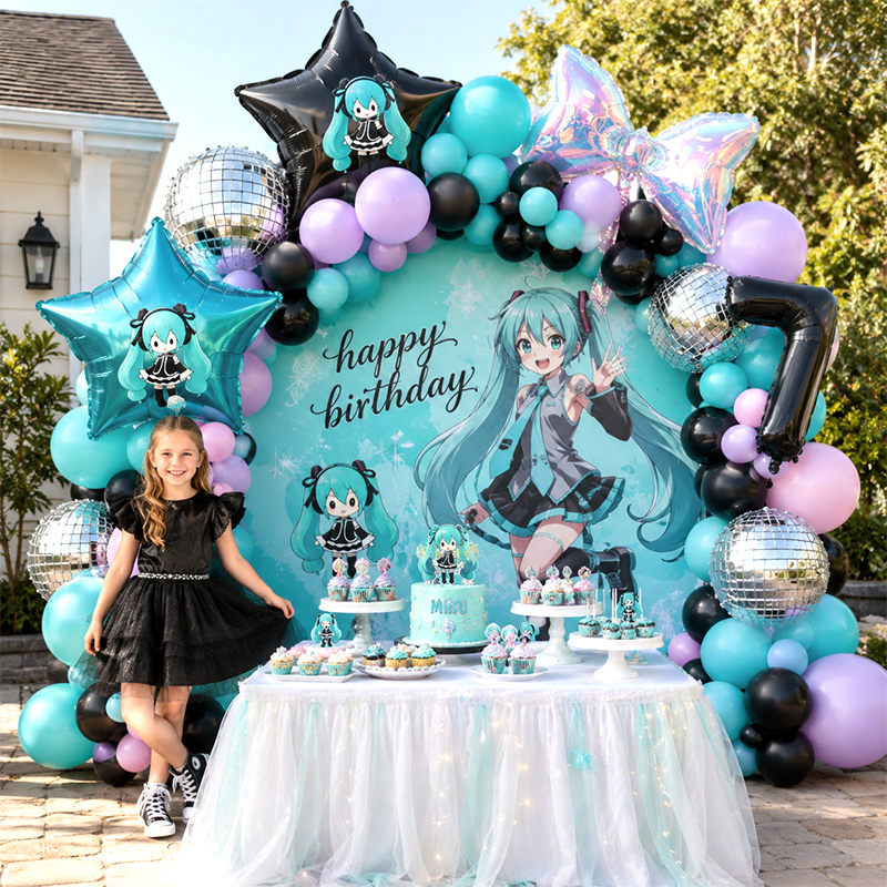 Hatsune Miku Virtual Singer Ba - Balloon Arch Kit 评论和价格