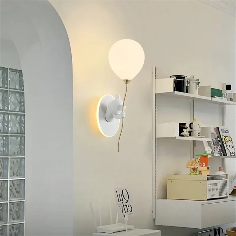 Creative Bear Wall Light Carto - Led Balloon Light 评论和价格