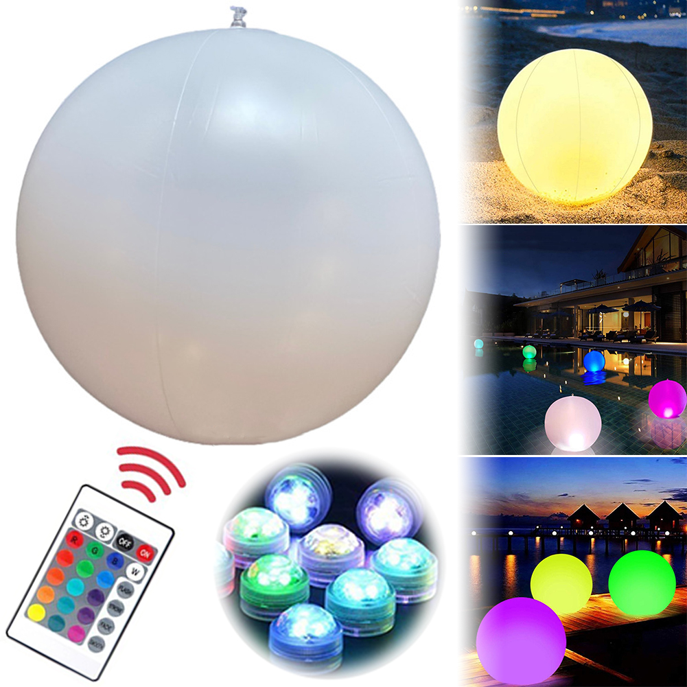 1-4PCS Floating Pool Lights wi - Led Balloon Light 评论和价格