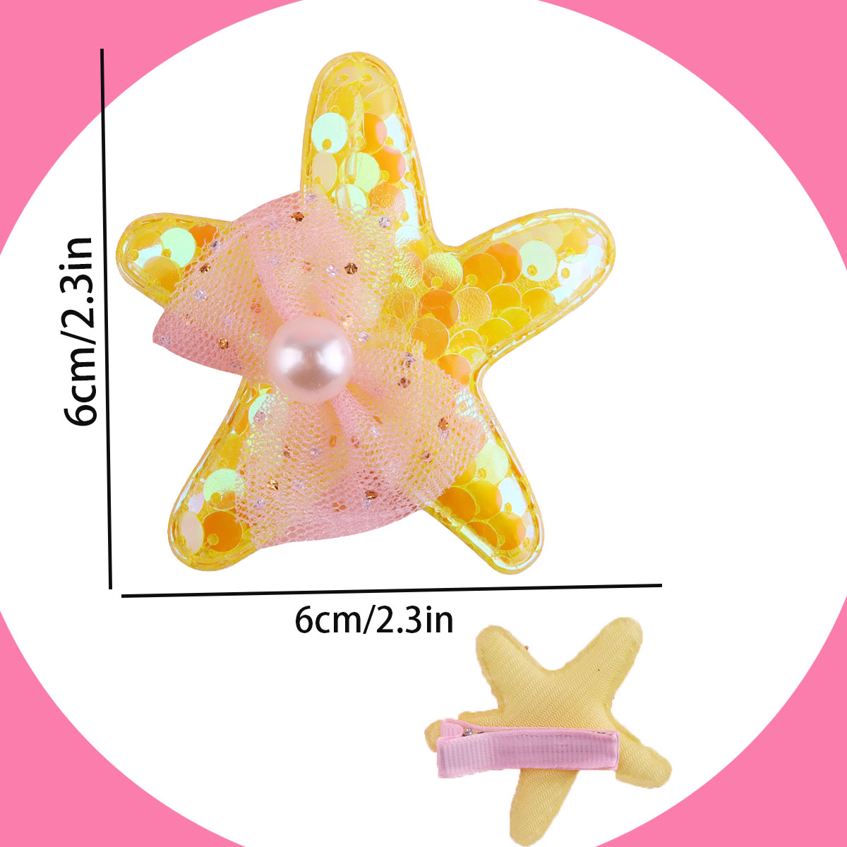 1/7PCS Mermaid Sequins Starfis - Glitter Tablecloth 评论和价格