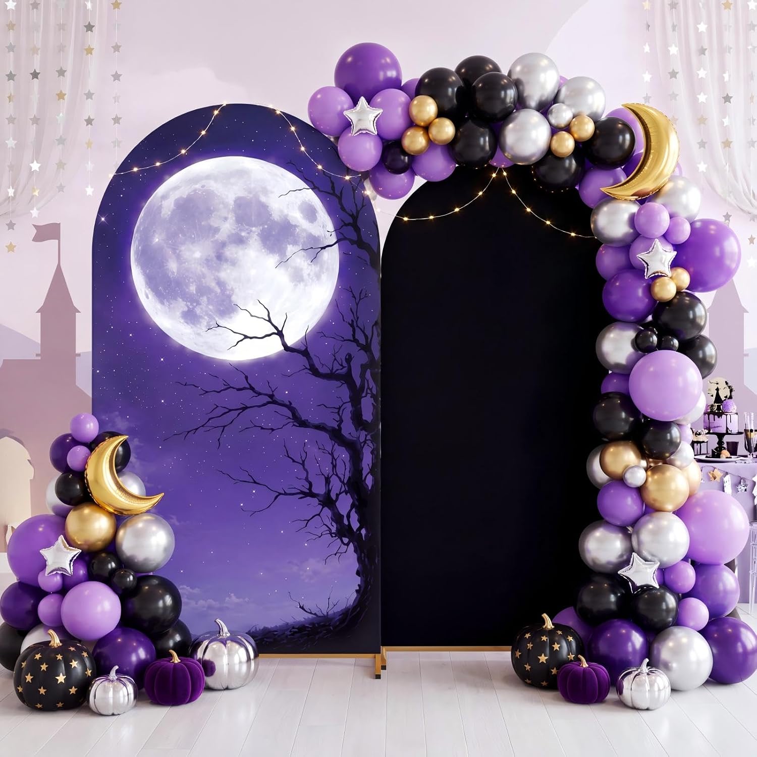 Custom 2-sided Halloween Holid - Dessert Table Backdrop 评论和价格