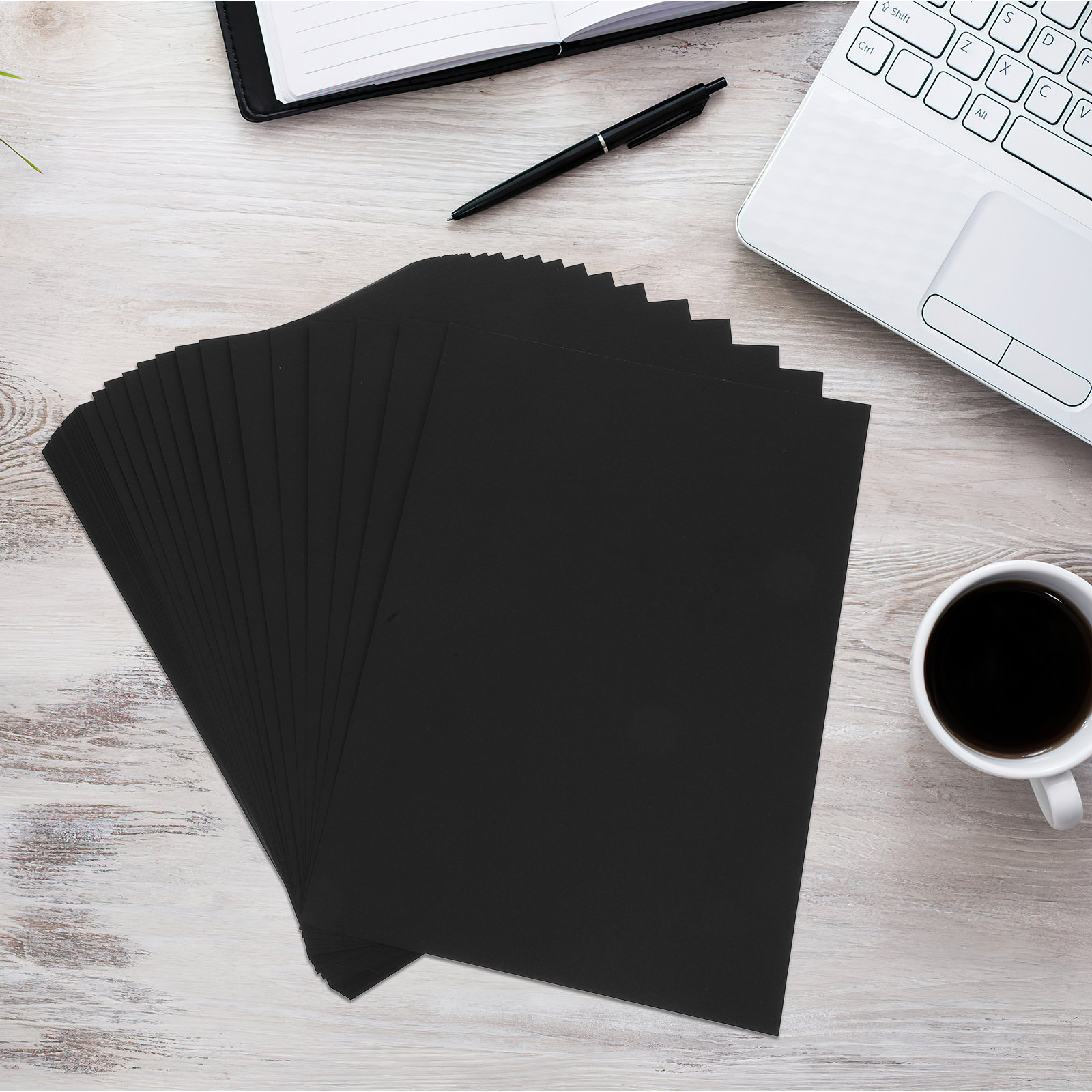 50Sheets Black Cardstock Thick - Papercraft Supply Invitation 评论和价格