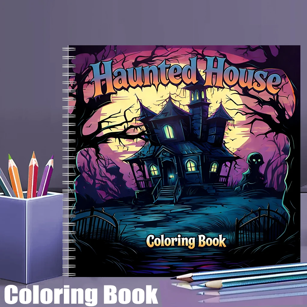 Haunted House Coloring Book fo - Event Supplies 评论和价格