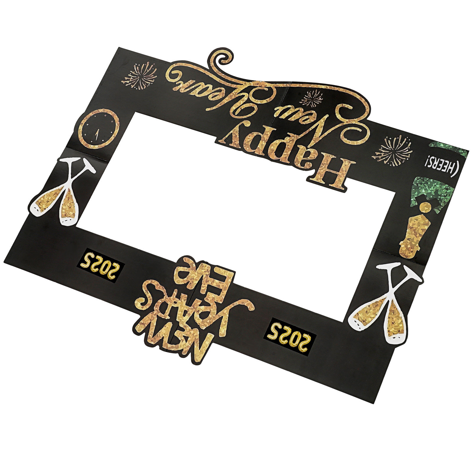 2025 New Year Photo Prop Handh - Photo Booth Frame 评论和价格