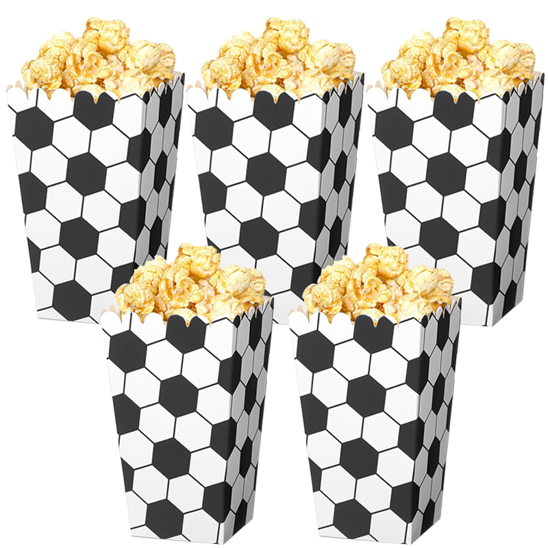 6/18Pcs  Football Popcorn Boxe - Event Party Box 评论和价格