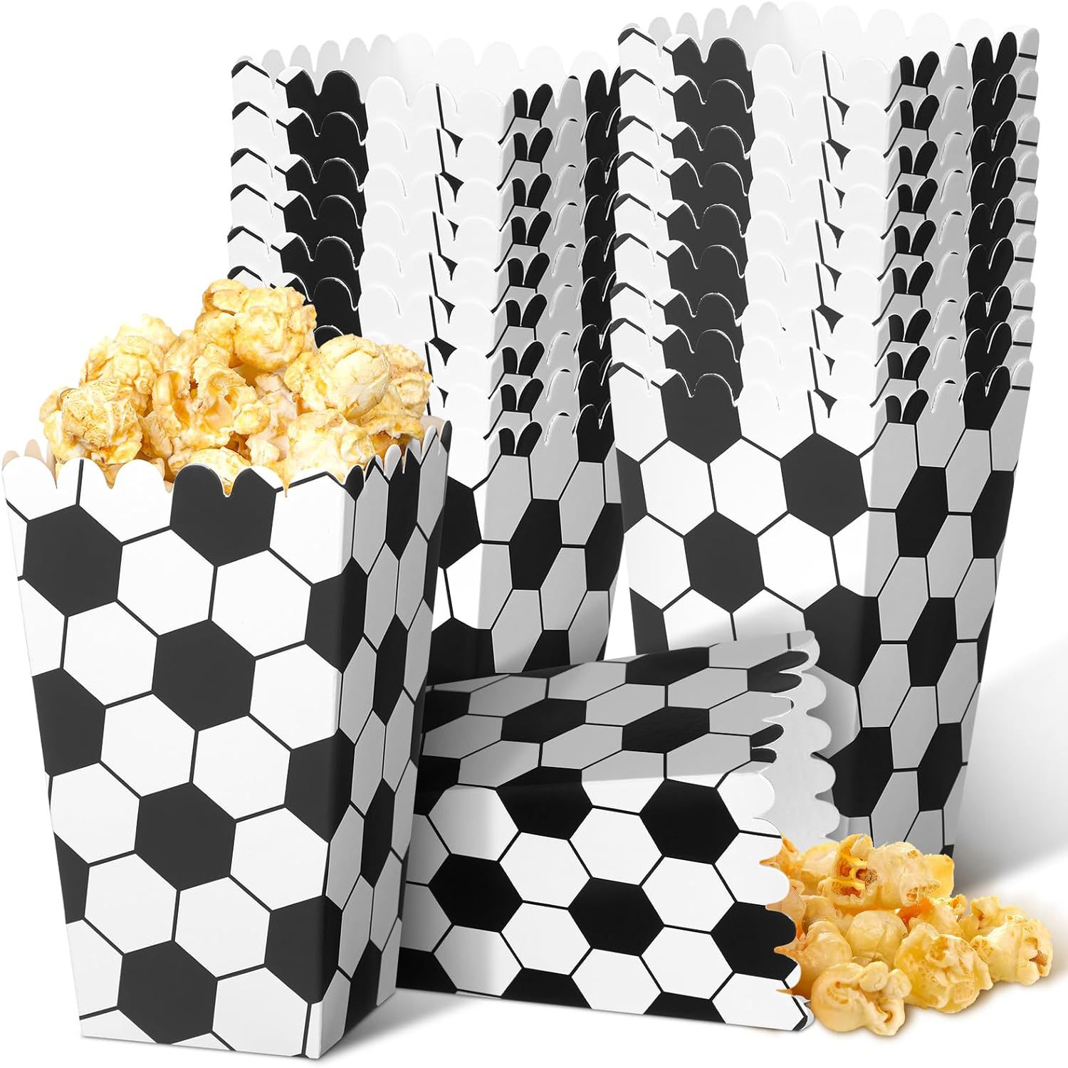 6/18Pcs  Football Popcorn Boxe - Event Party Box 评论和价格