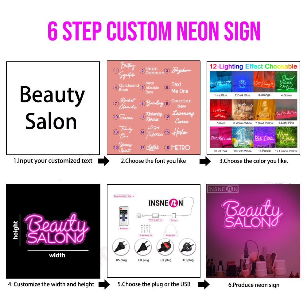 Custom Led Neon Signs LED Ligh - Neon Sign Party 评论和价格