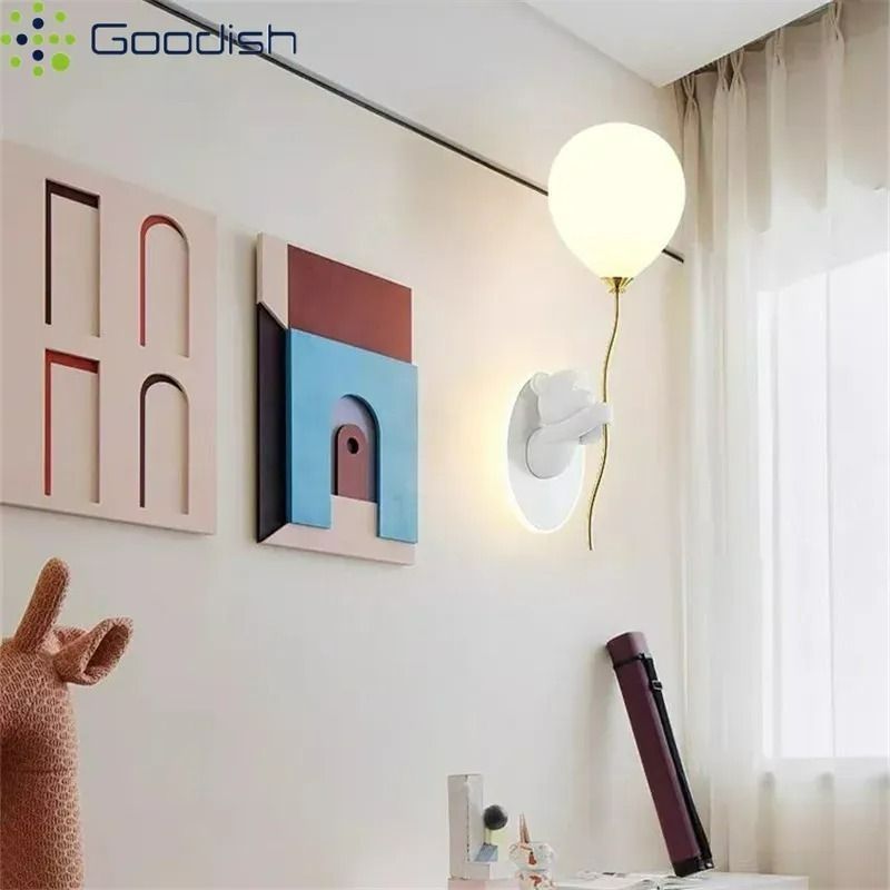 Ltalian Cartoon Wall Lamps War - Led Balloon Light 评论和价格
