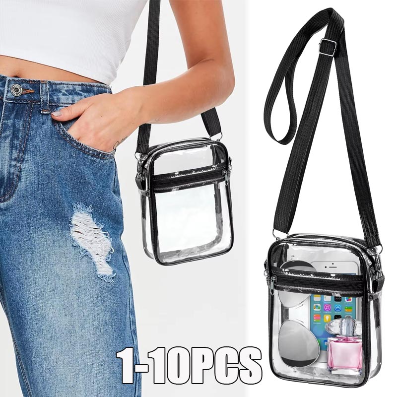 1-10PCS Women Clear Crossbody  - Event & Party Supply Photos 评论和价格