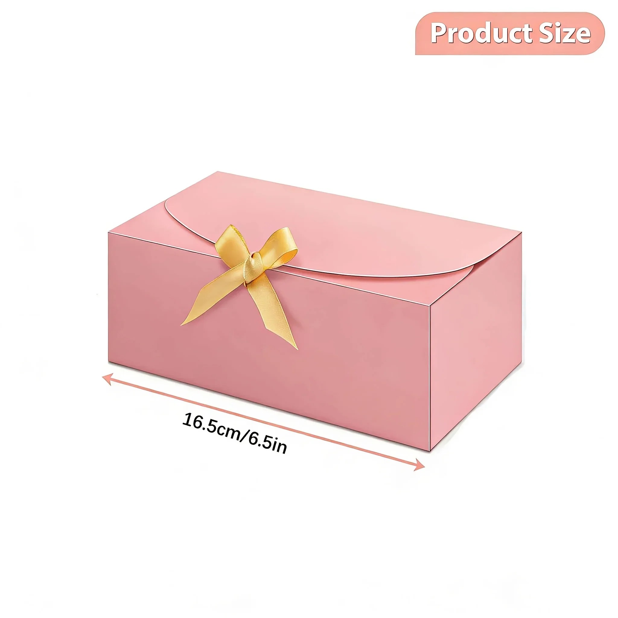 10-Pack Kraft Paper Gift Boxes - Papercraft Supply Ribbon 评论和价格