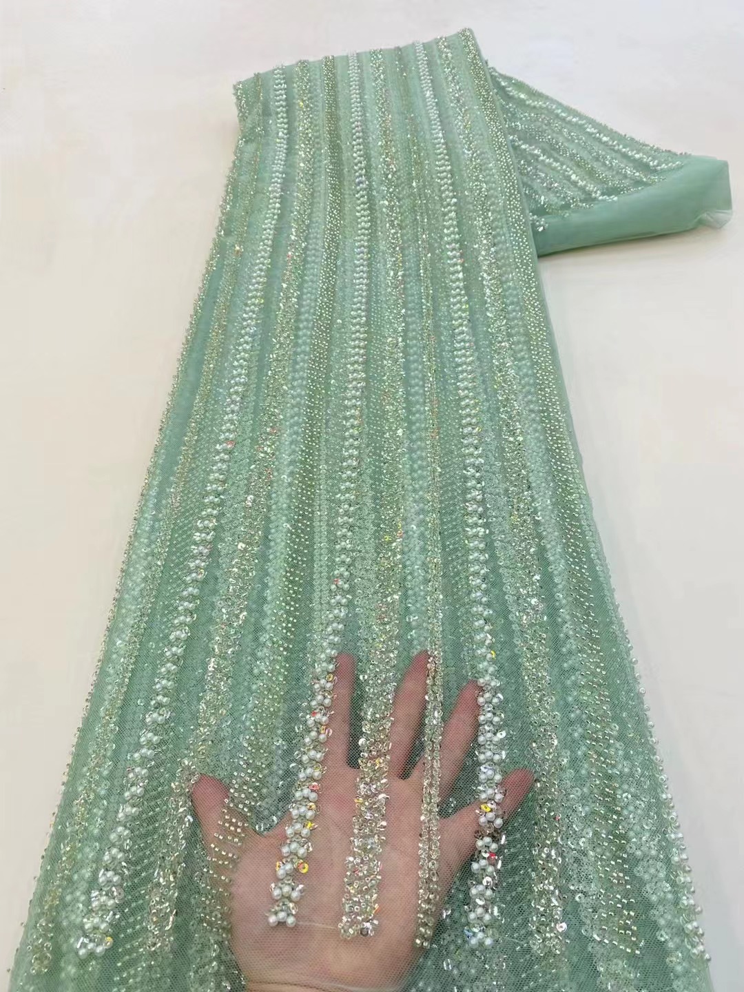 High Quality African Nigerian  - Glitter Tablecloth 评论和价格