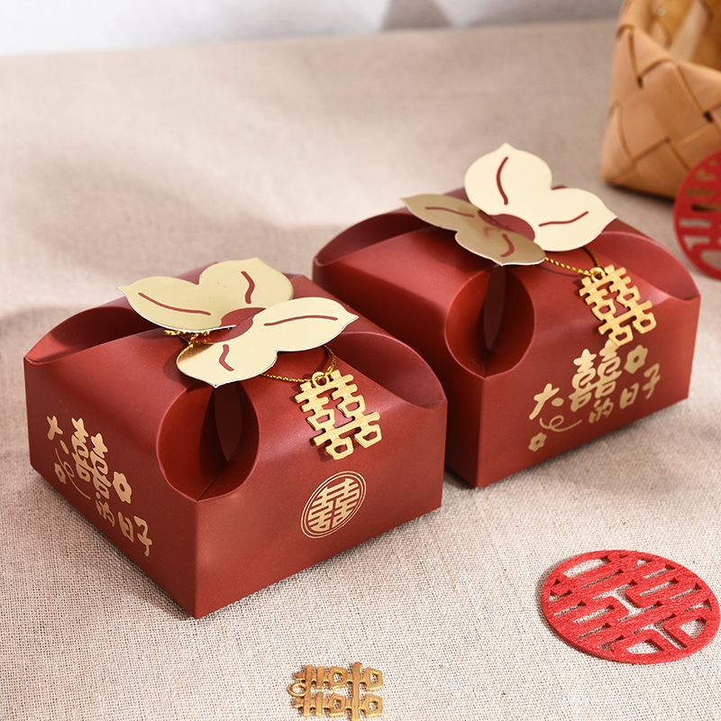 50pcs Orange Portable Gift Box - Event Party Box 评论和价格