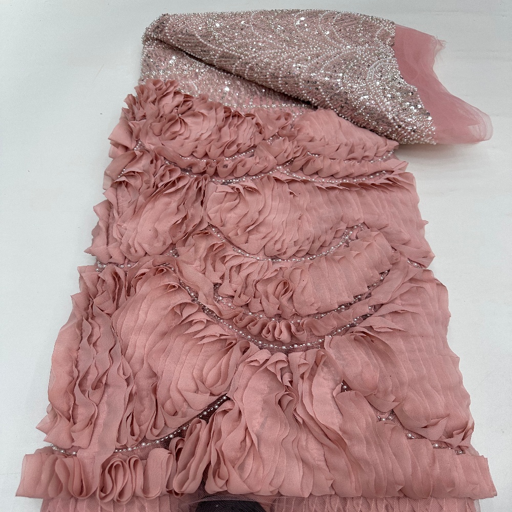 Luxurious African Sequins Lace - Glitter Tablecloth 评论和价格