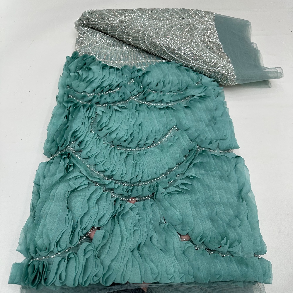 Luxurious African Sequins Lace - Glitter Tablecloth 评论和价格