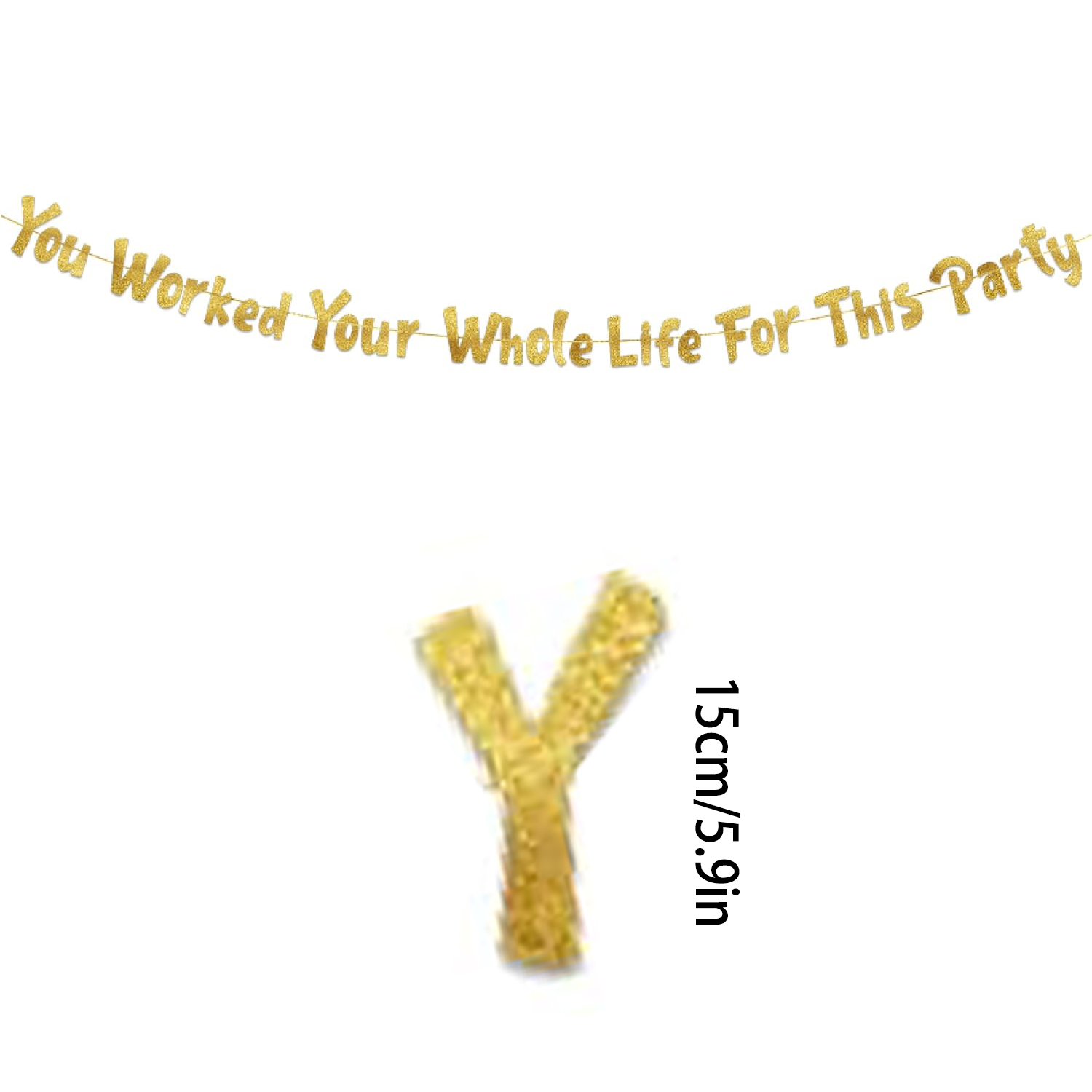 Retirement Party Decorations Y - Party Banner Gold 评论和价格